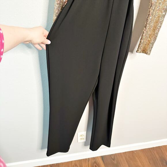 Lauren Ralph Lauren Gold Sequin Jumpsuit - Size 14 - NWT - Picture 5 of 16